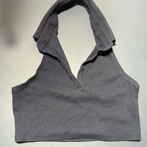 BP Dark Gray Crop Top